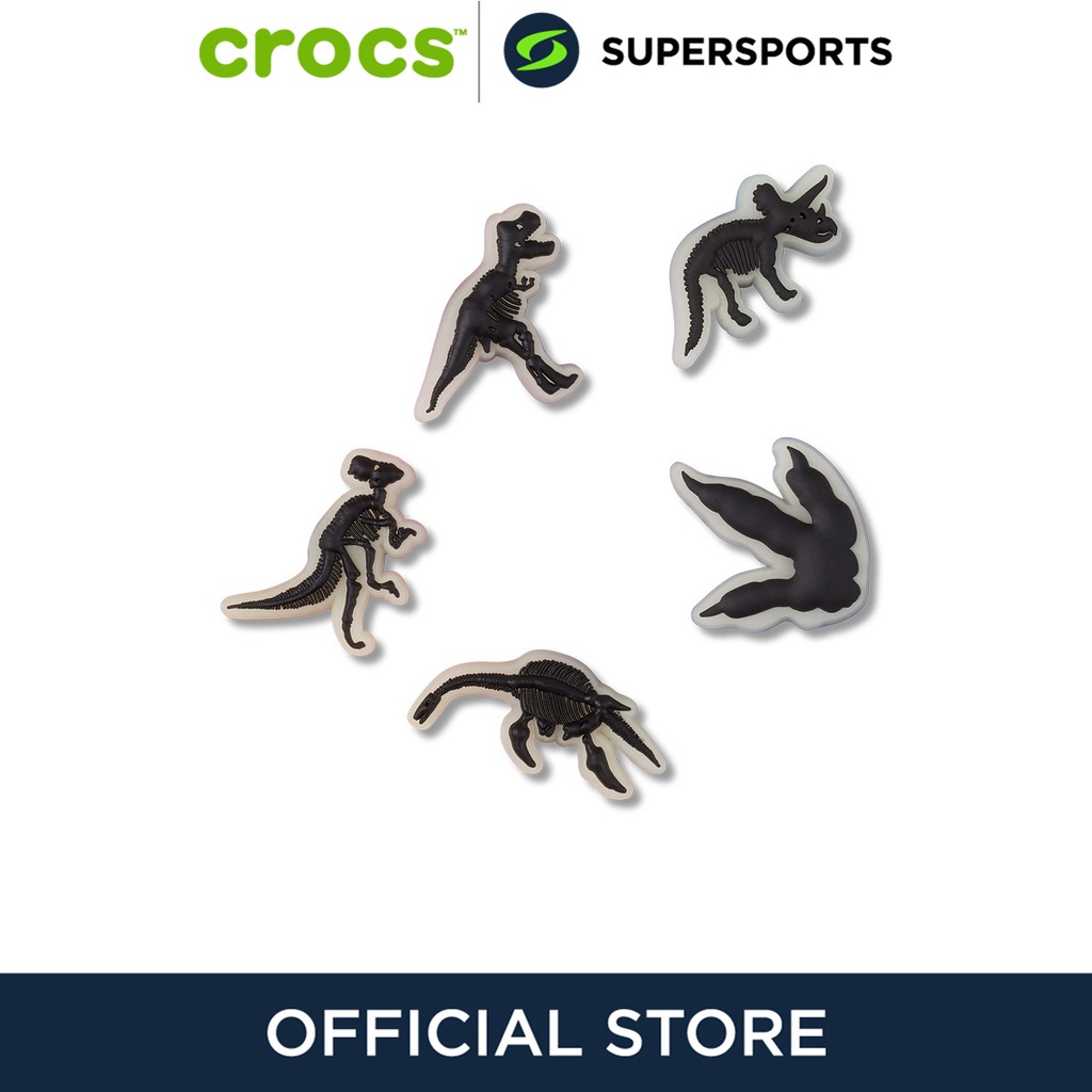 CROCS Jibbitz Glow In The Dark Dino 5-Pack ตัวติดรองเท้า