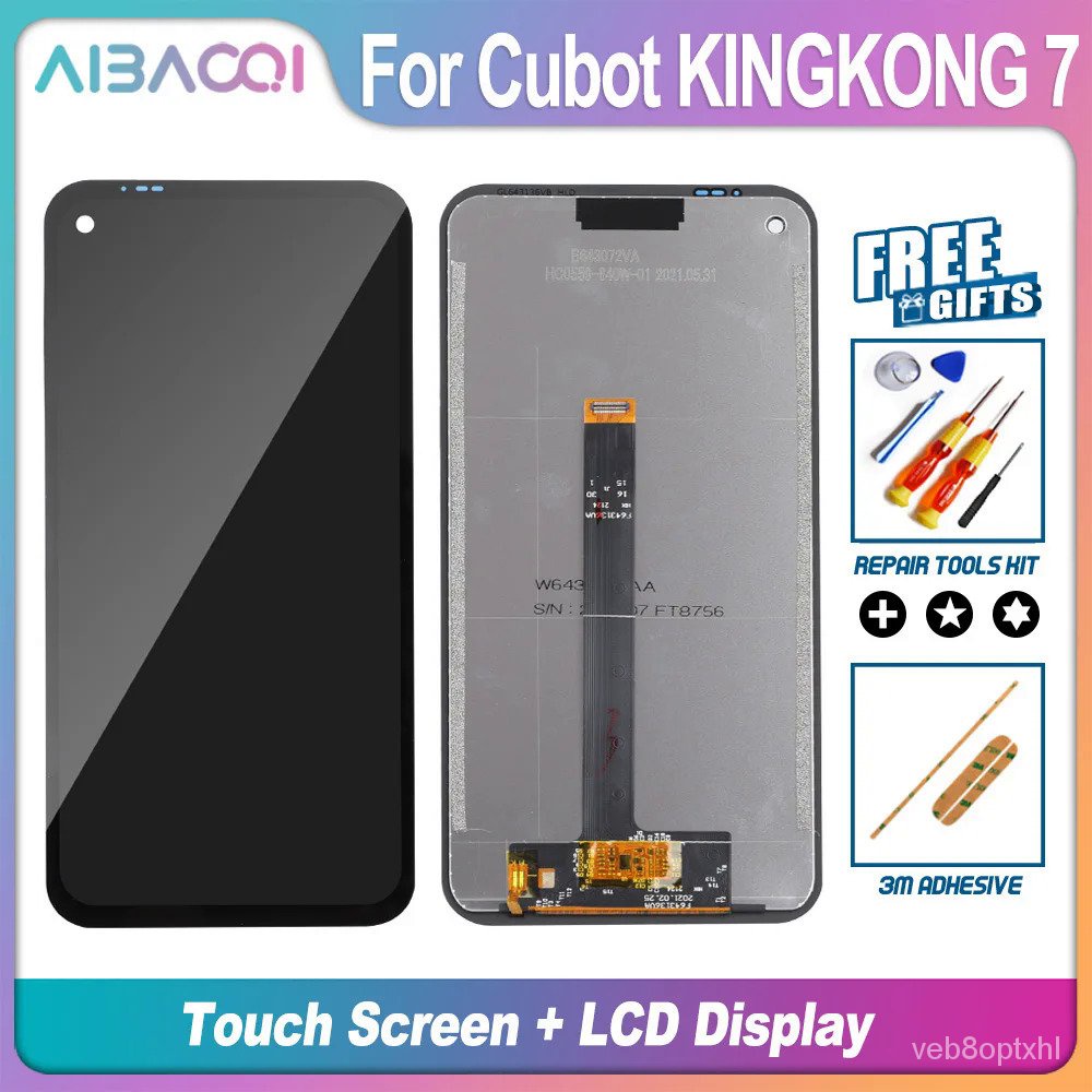 AiBaoQi ยี่ห้อใหม่6.36นิ้วหน้าจอสัมผัส LCD จอแสดงผลสำหรับ Cubot KINGKONG 7 Phone