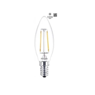 Philips Lighting หลอดไฟ LED สไตล์คลาสสิก 4 วัตต์ ขั้ว E14 ทรงจำปา ( ไฟ LED Light ไฟLED ไฟแต่งห้อง โคมไฟ LED )
