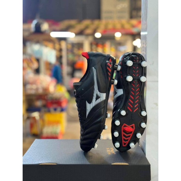 พร้อมส่ง รองเท้าฟุตบอล mizuno รุ่นคอยืด หนังวัว สินค้าตรงปก100%สินค้าเดินทาง 2-3 วันถึงใส่ไม่ได้ยินดีเปลี่ยนไซส์กับร้าน
