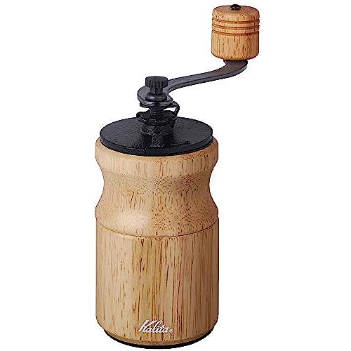 คาลิต้า #42167 เครื่องบดกาแฟไม้ธรรมชาติ KH-10 N 42167 ขนาดเล็ก ปรับได้ สําหรับตั้งแคมป์กลางแจ้ง