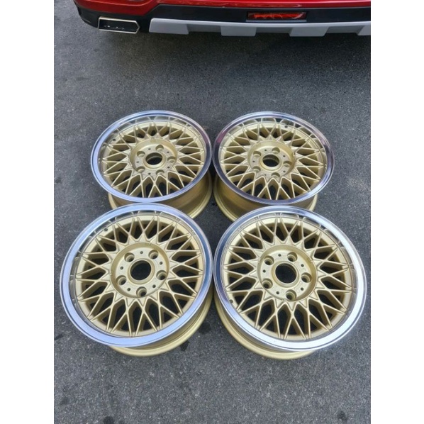 BBS RZ322 แท้เยอรมัน ขอบ15 กว้าง7 5รู120 ออฟ18