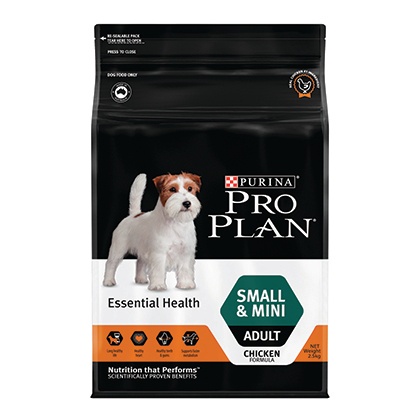 Purina ProPlan อาหารเม็ดสุนัข สำหรับสุนัขโต พันธุ์เล็ก โปรแพลนสุนัข รสไก่ - 1 ถุง (2.5kg)