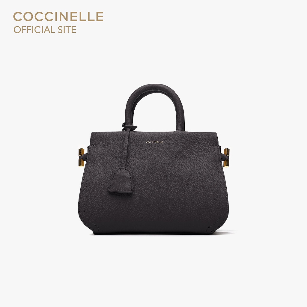 COCCINELLE กระเป๋าถือผู้หญิง รุ่น BLUE SOFT HANDBAG 180301 สี ARDESIA