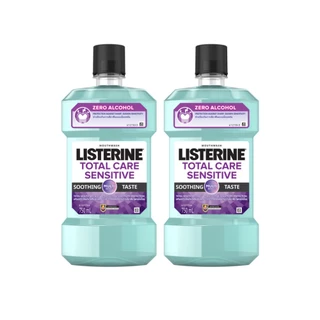 [แพ็คคู่] ลิสเตอรีน โททัลแคร์ เซนซิทีฟ 750 มล. แพ็คคู่ Listerine mouthwash Total care 750 ml. Twinpack
