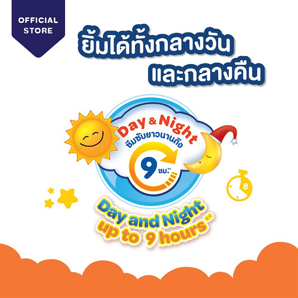 [โฉมใหม่ ขายยกลัง]BABYLOVE SMILE PANTS กางเกงผ้าอ้อมเด็ก เบบี้เลิฟ สไมล์แพ้นส์ ขนาดเมก้า ไซส์ XXL (42 ชิ้น) x 3 แพ็ค - รูปที่ 3