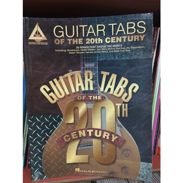 GUITAR TABS OF THE 20TH CENTURY RGV/073999376722