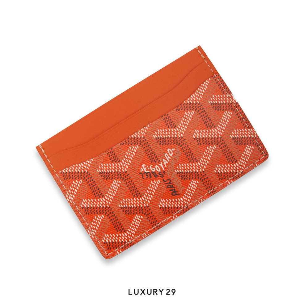 Goyard Saint-Sulpice Card Wallet Orange