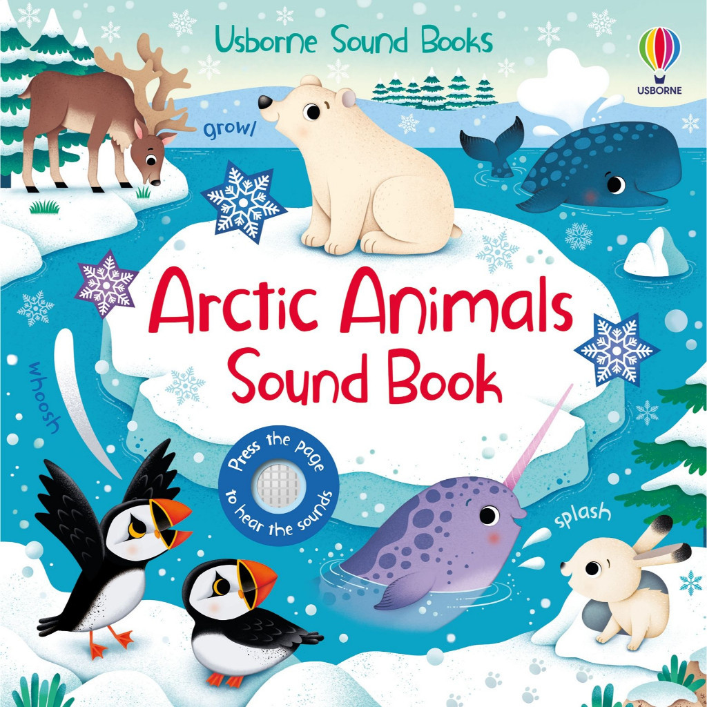 DKTODAY หนังสือมีเสียง USBORNE SOUND BOOK:ARCTIC ANIMALS SOUND BOOK (AGE 1+)