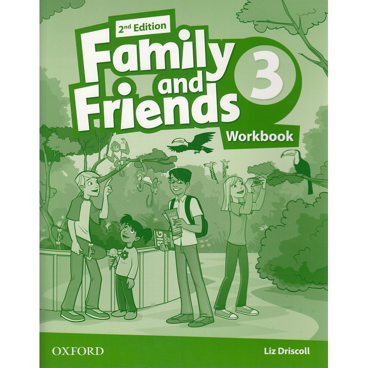 DKTODAY หนังสือแบบฝึกหัด FAMILY & FRIENDS 3:WORKBOOK (2ED)