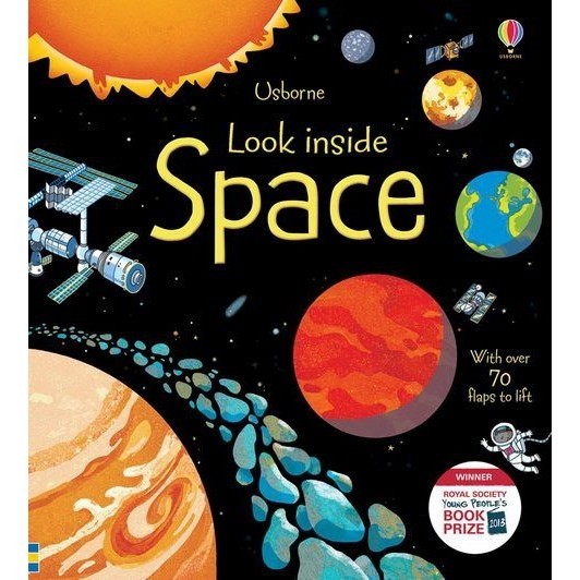 DKTODAY หนังสือ USBORNE LOOK INSIDE SPACE (AGE5+)