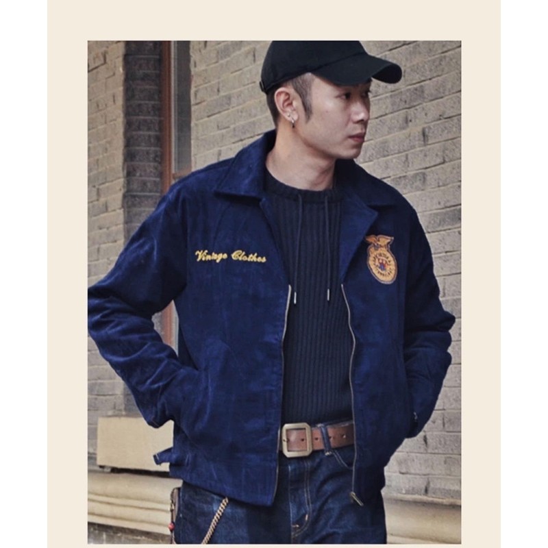 เสื้อฟูกปัก สไตล์อเมริกันเรโทร FFA American farmers