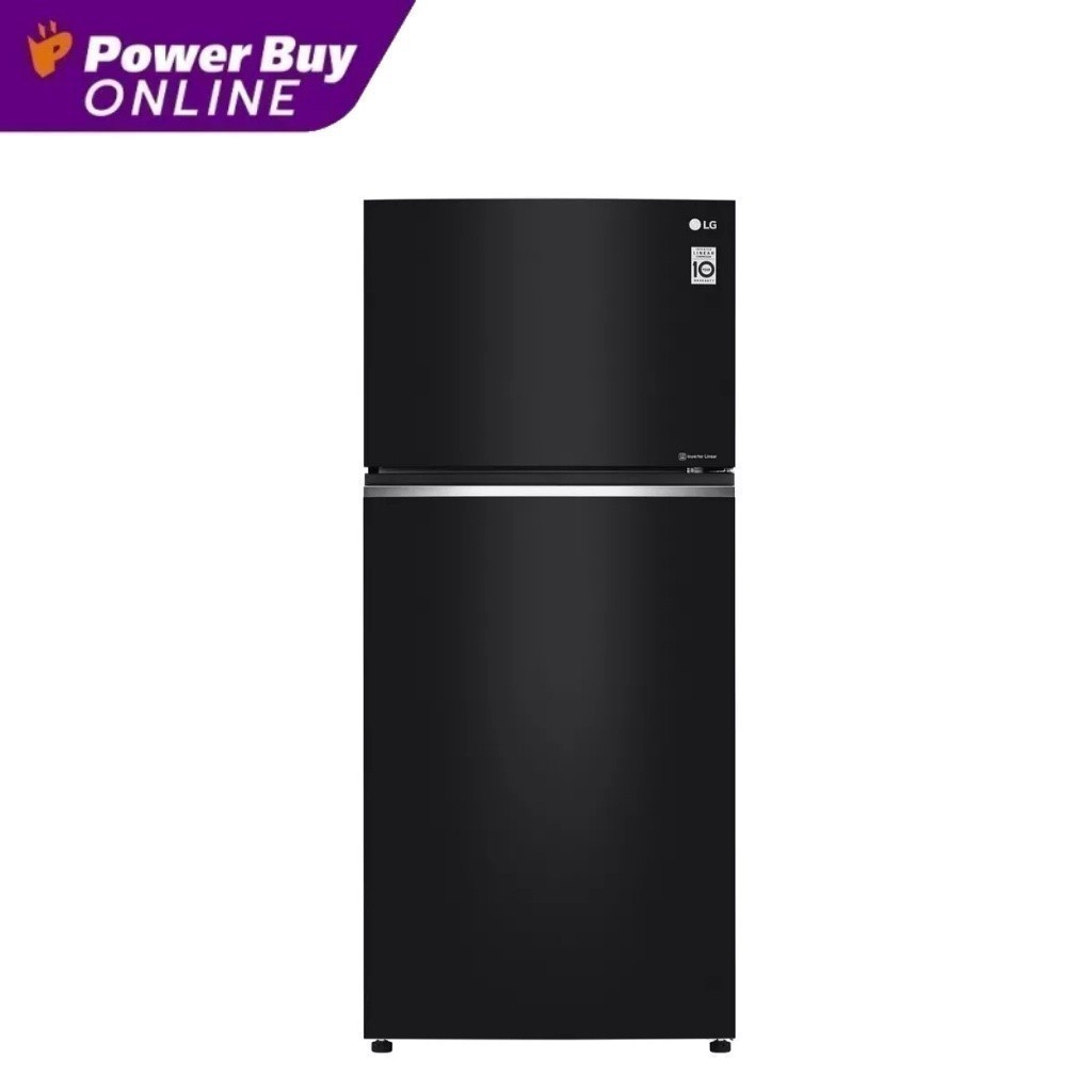 LG ตู้เย็น 2 ประตู (18.1 คิว, สีดำ) รุ่น GN-C702SGGU.ABMPLMT