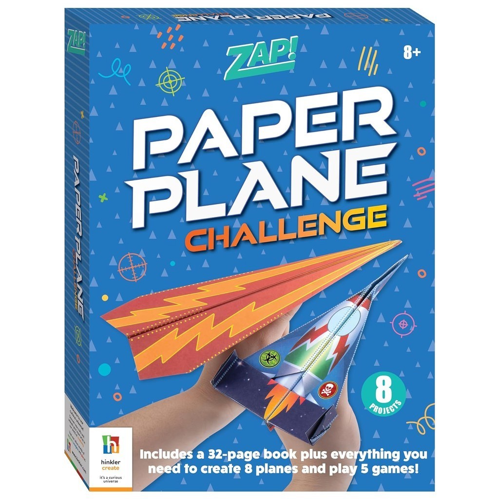 หนังสืออังกฤษใหม่ Zap! Paper Plane Challenge