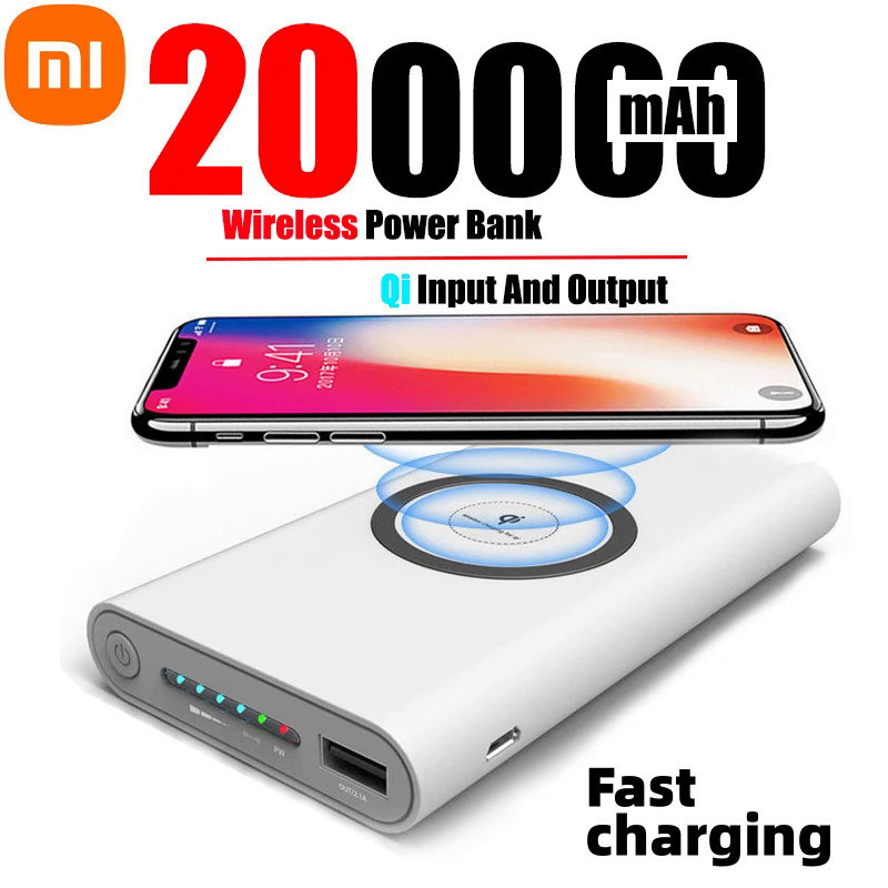 Xiaomi 200000mAh Power Bank Ultra-Large Capacity Universal Wireless Fast Charging Power Bank Thin And Portable Free Ship
