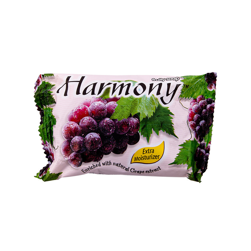 ฮาร์โมนี่สบู่ผลไม้กลิ่นองุ่น 75 ก.HARMONY FRUITY SOAP - GRAPE 75 G.