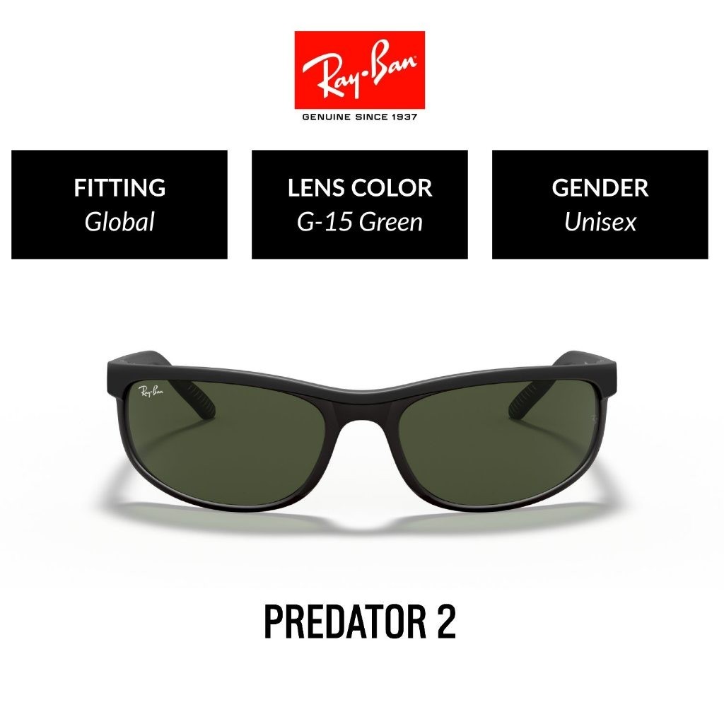 RAY-BAN PREDATOR 2 - RB2027 W1847 แว่นกันแดด