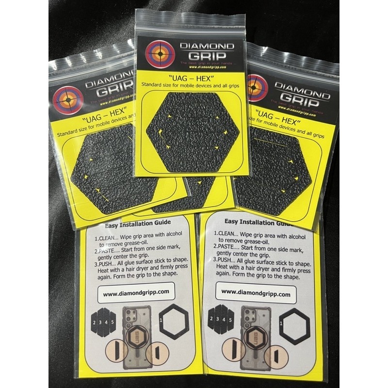 Dimondgripp UAG - HEX กันลื่นรูปทรง 6 เหลี่ยม สำหรับเคส UAG และอุปกรณ์ใช้งานทั่วไป