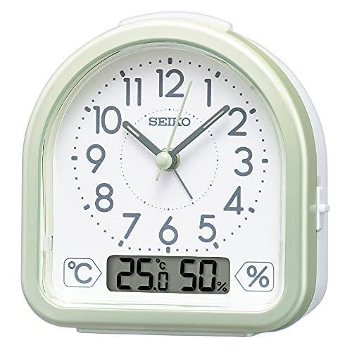 Seiko Kr512M นาฬิกาปลุก ประดับมุก สีเขียวอ่อน 112X108 55 มม.
