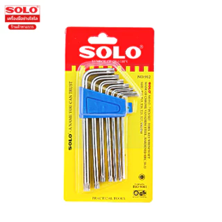 Solo ประแจหกเหลี่ยม 912 หัวท็อก (หัวจีบ)