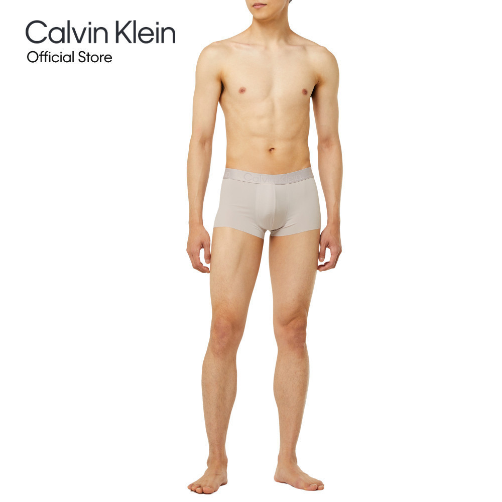 CALVIN KLEIN กางเกงในผู้ชาย Ck Black Cooling รุ่น NB3796 LKQ - สีเทาอ่อน