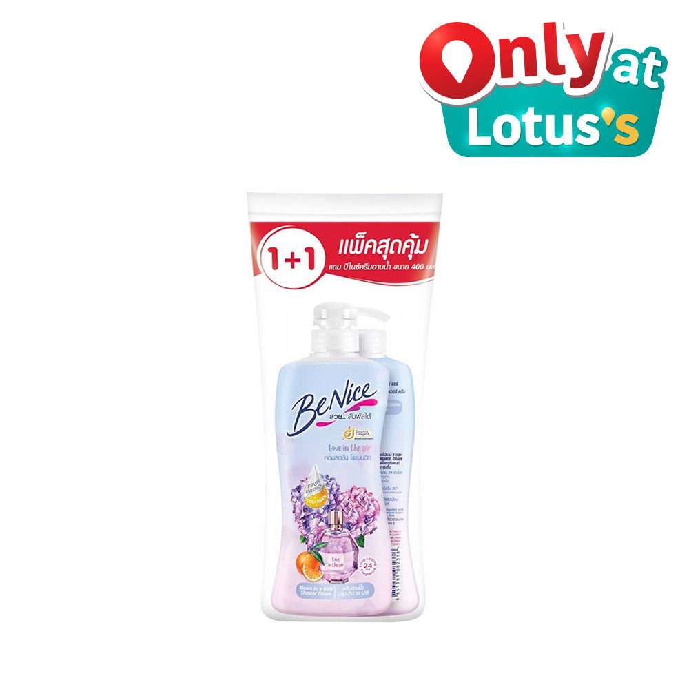 บีไนซ์บลูมบาธ เลิฟอินดิแอร์400มลX2/ BENICE BLOOM BATH LOVE IN THE AIR400X2