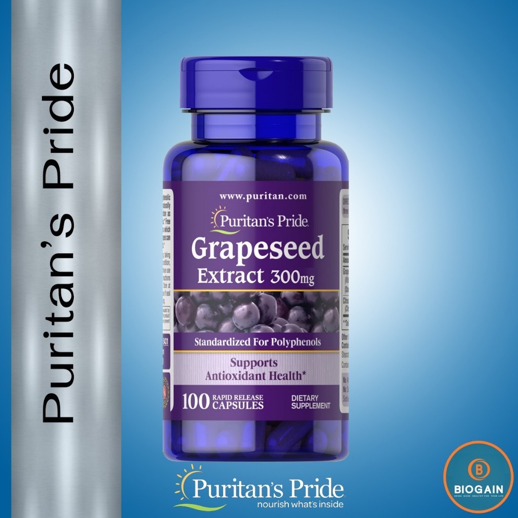 Puritan’s Pride Grapeseed Extract 300 mg / 100 Capsules
