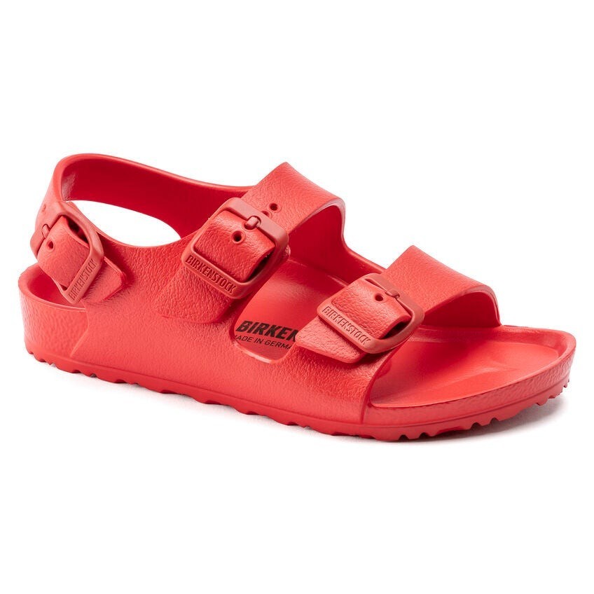 Birkenstock รองเท้าแตะรัดส้น เด็กผู้ชาย รุ่น Milano สี Active Red - 1021648 (nar