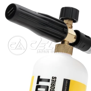 DELTON กระบอกฉีดโฟม ล้างรถยนต์ ฟองหิมะ 1 ลิตร รุ่น FS-001F ฟรี! ข้อต่อทองเหลือง 9 ชิ้น ใช้ได้กับเครื่องฉีดน้ำทุกยี่ห้อ