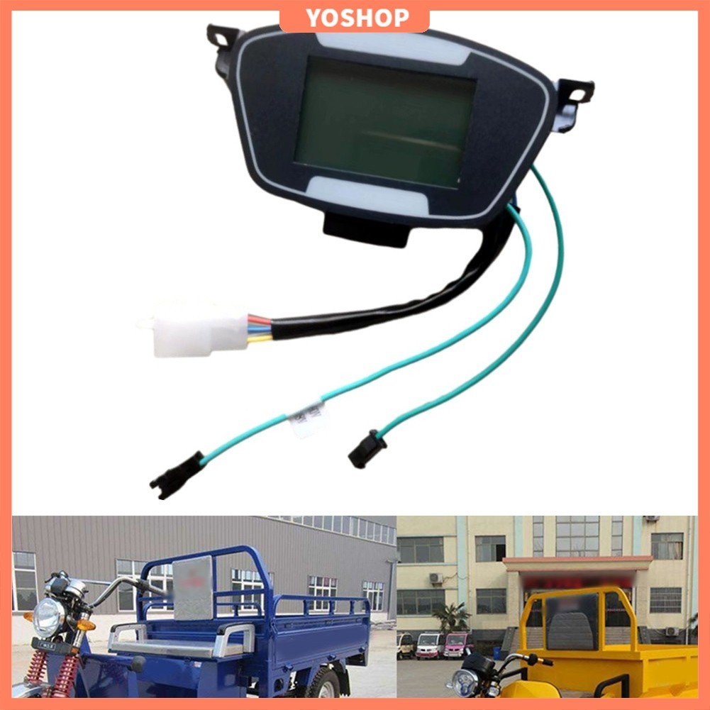 Yop เครื่องวัดความเร็ว หน้าจอ LCD 48-72V สําหรับจักรยานไฟฟ้า สกูตเตอร์ไฟฟ้า