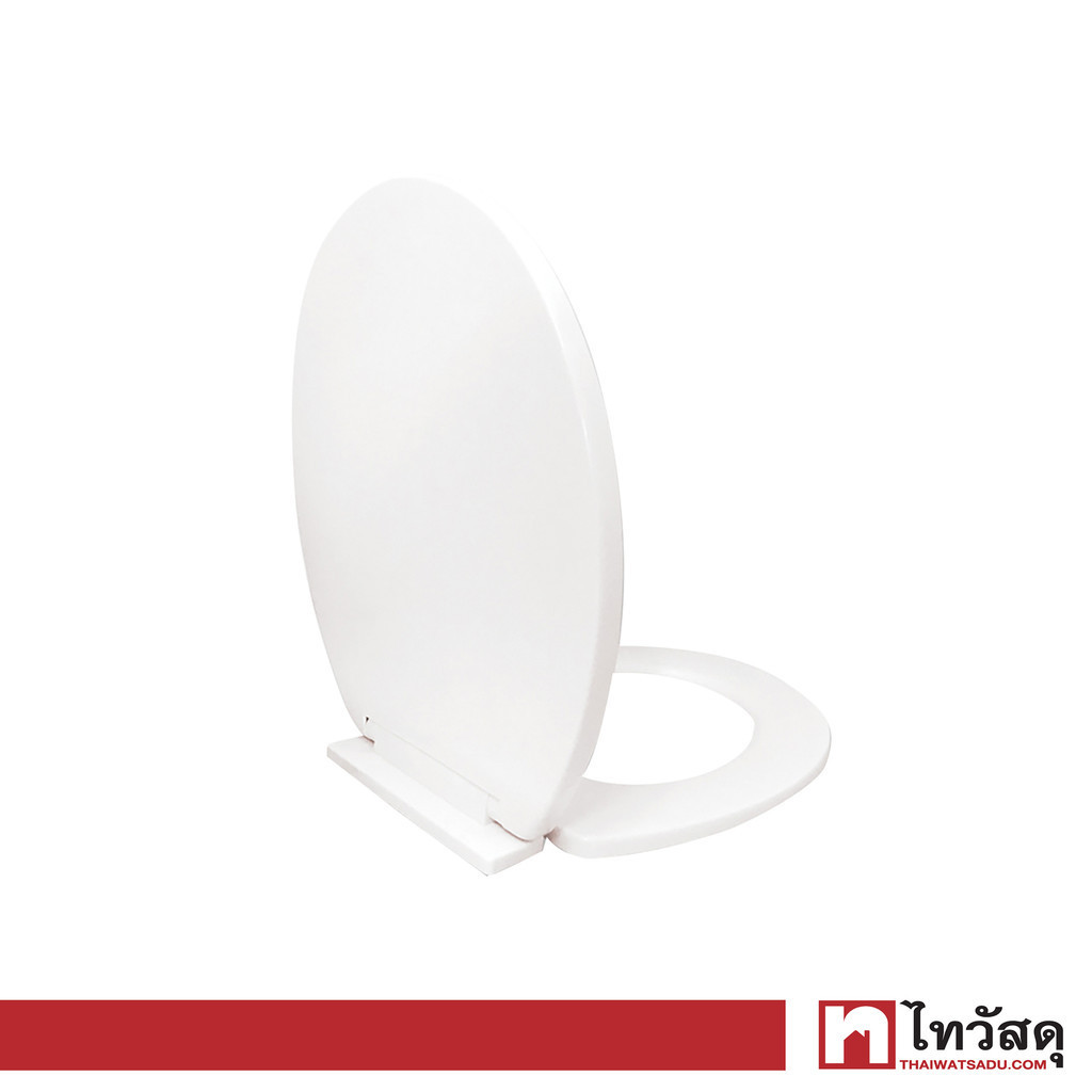 KASSA ฝารองนั่งพลาสติก ทรงกลม SLOW CLOSE รุ่น KS-STC3709 สีขาว