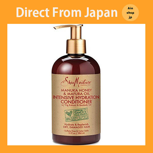 【ส่งตรงจากญี่ปุ่น】 Shea Moisture Manuka Honey &amp; Mafura Oil Intensive Hydration Conditioner for Unisex ครีมนวด 13 ออนซ์