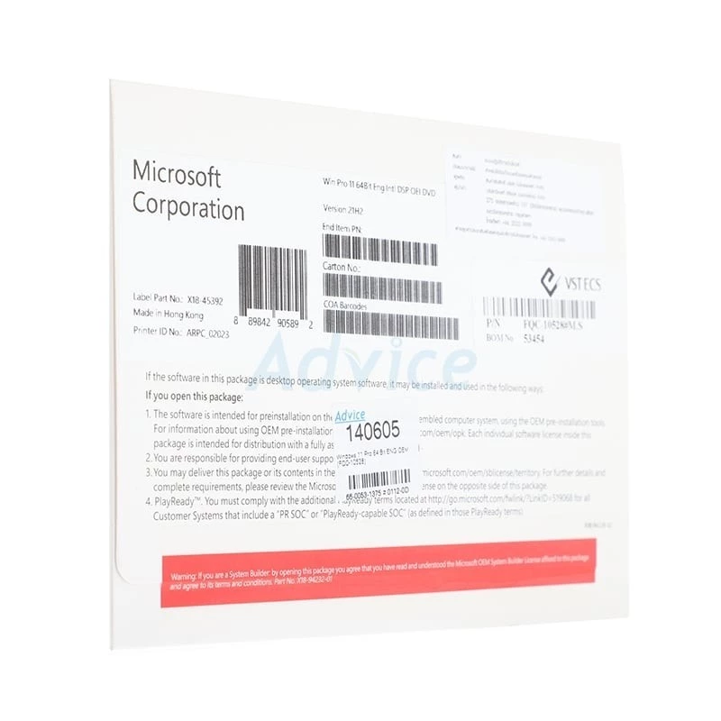 WINDOWS 11 PRO 64 BIT (OEM,FQC-10528) - A0140605 thumbnail 4