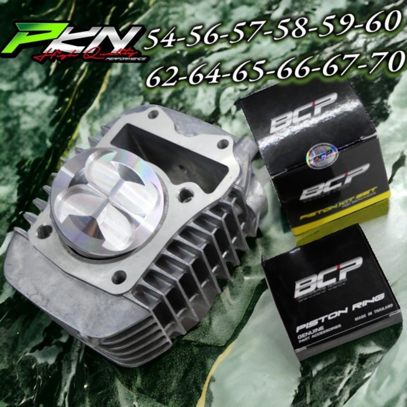 เสื้อสูบW125_MSX 4วาล์ว มีทุกไซร้ ทุกสลัก ลูกสูบBCP สินค้าคุณภาพ