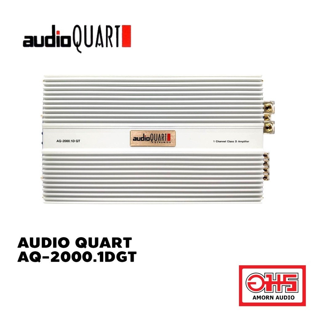 AUDIO QUART รุ่น AQ-2000.1DGT เพาเวอร์แอมป์ สำหรับขับซับเบสได้ CLASS-D 1CH , 2000Watts