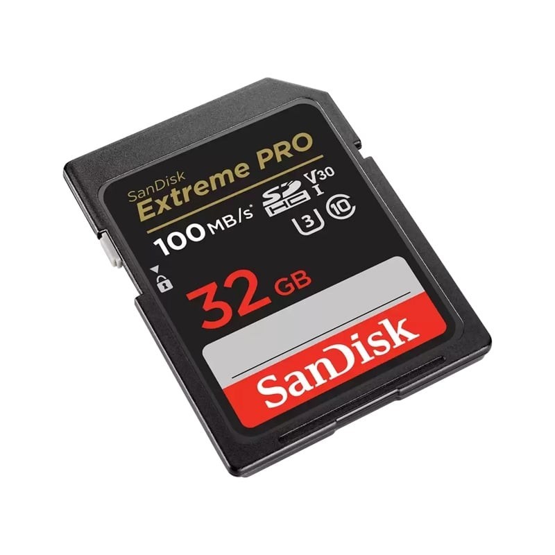 SANDISK 32GB SD Card  Extreme Pro SDSDXXO-032G-GN4IN (100MB/s,) - A0155900 - รูปที่ 2