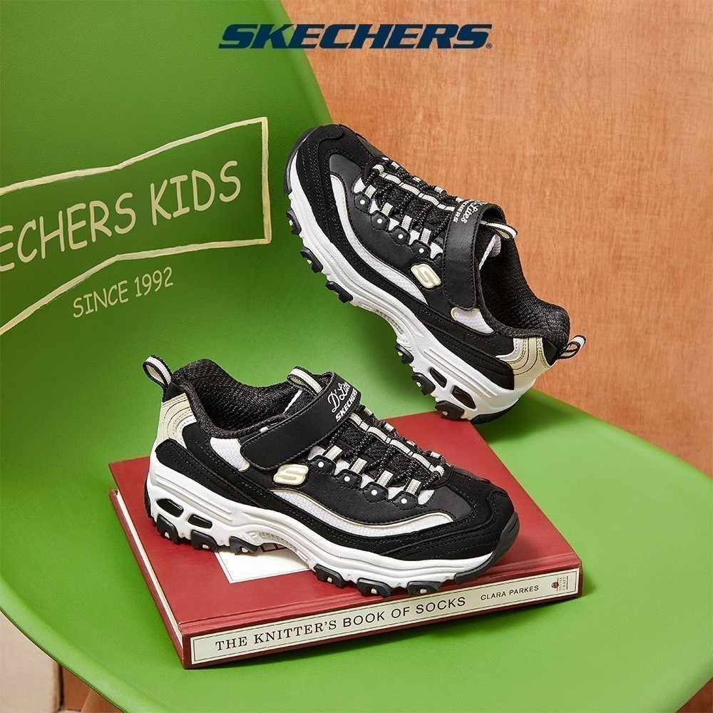 Skechers สเก็ตเชอร์ส รองเท้า เด็กผู้หญิง Sport D'Lites Shoes - 302526L-BKNT