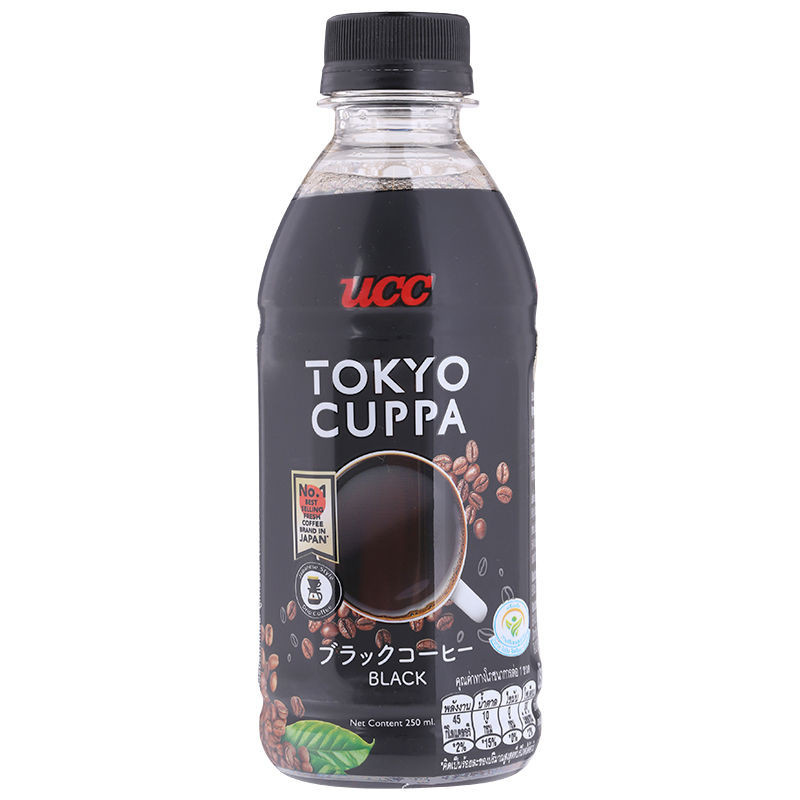 Flash Sale⏰ ยูซีซีโตเกียวคัปป้าแบล็คกาแฟปรุงสำเร็จพร้อมดื่ม 250มล. 📌 UCC Tokyo Cuppa Black Ready to Drink Coffee 250ml.