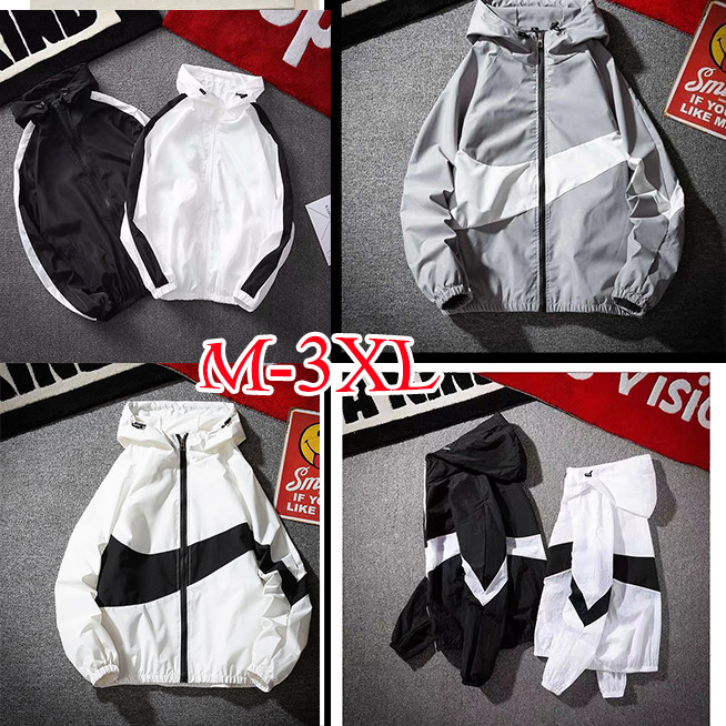เสื้อคลุมแขนยาว มีฮู้ด สไตล์เกาหลี ญี่ปุ่นเท่ๆ ใส่ได้ทั้งชายหญิง ไตล์เกาหลี กันแดด กันลม