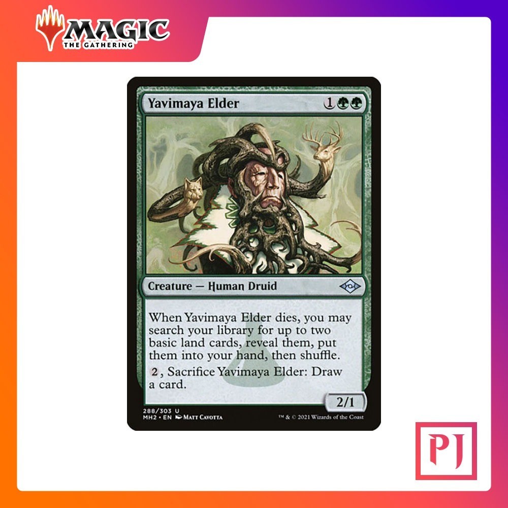 [MTG] Yavimaya Elder [MH2] [GREEN] [UNCOM] [NORMAL] [ENG] (การ์ดเมจิค / Magic the Gathering)