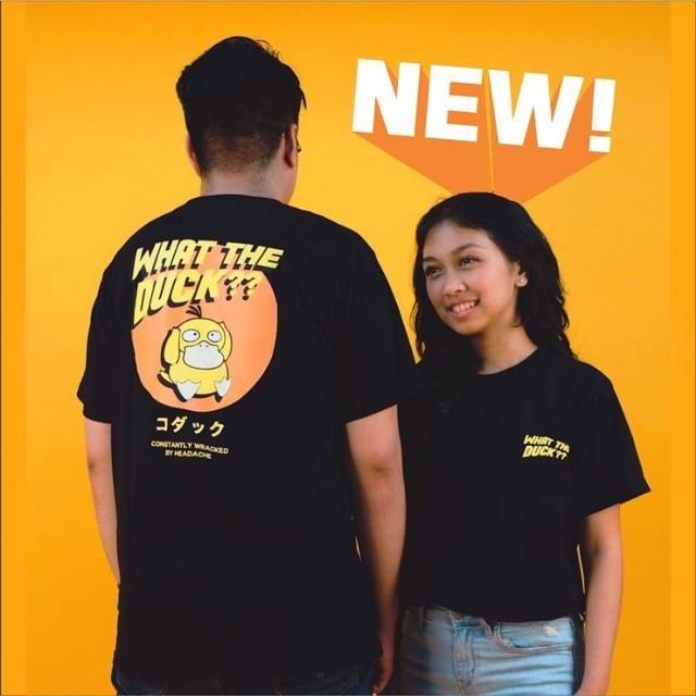 Pokemon Anime T-Shirt - Kuruu Psyduck What the duck TEE_08
