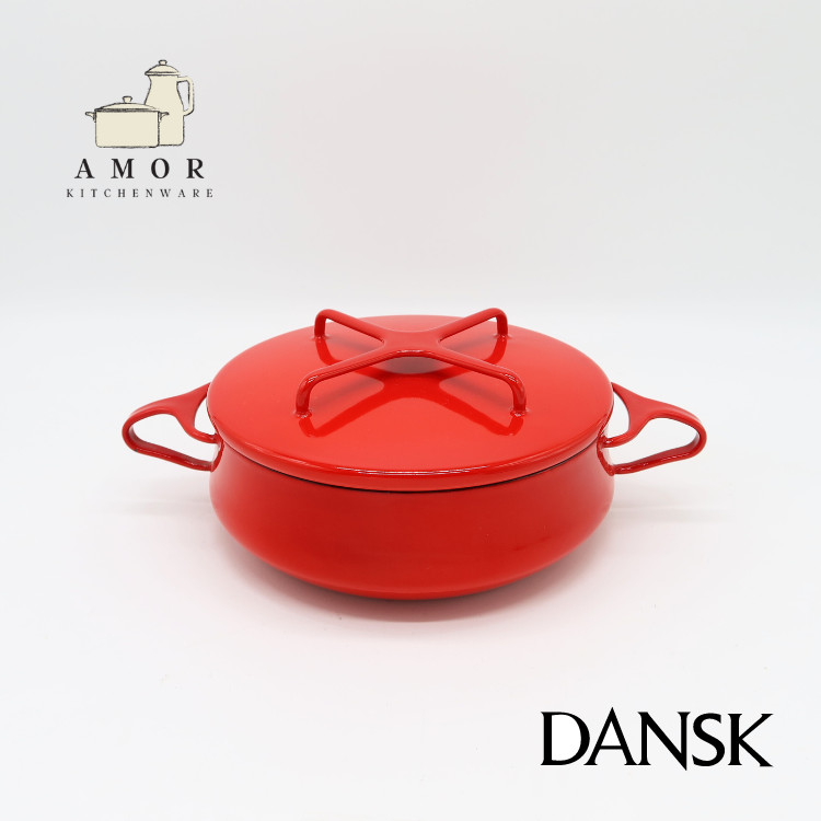 Dansk Kobenstyle (Vintage) - 1.5Qt หม้อเคลือบอินาเมลสุดวินเทจ Rare item!! (NO BOX)