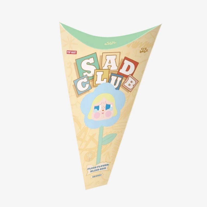 พร้อมส่ง กล่องสุ่ม Pop Mart : Cry Baby Sad Club Plush Flower Series ลิขสิทธิ์แท้