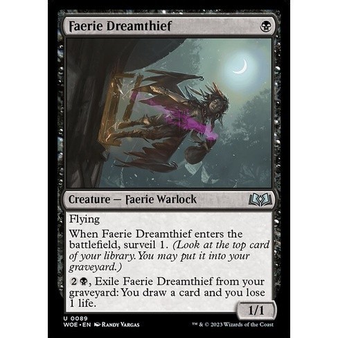[Wilds of Eldraine] - [WOE] - [Faerie Dreamthief] - (U) - [2023]