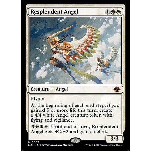 [The Lost Caverns of Ixalan] - [LCI] - [Resplendent Angel] - (M) - [2023]