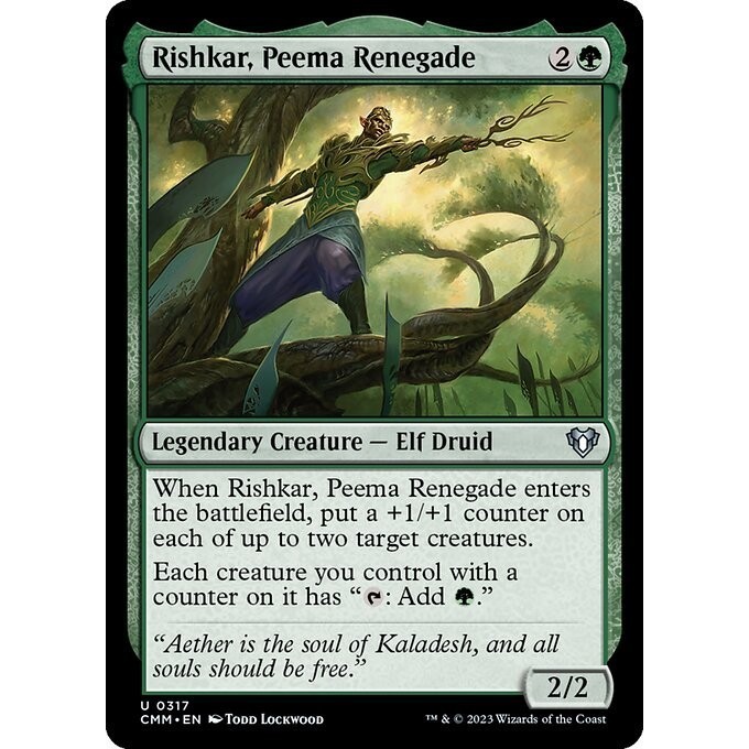 [Commander Masters] - [CMM] - [Rishkar, Peema Renegade] - (U) - [2023]