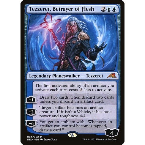 Kamigawa: Neon Dynasty (NEO):Tezzeret, Betrayer of Flesh(M)