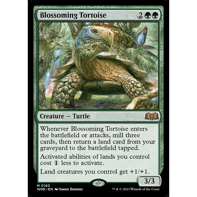 [Wilds of Eldraine] - (M) - [WOE] - [Blossoming Tortoise]  - [2023]
