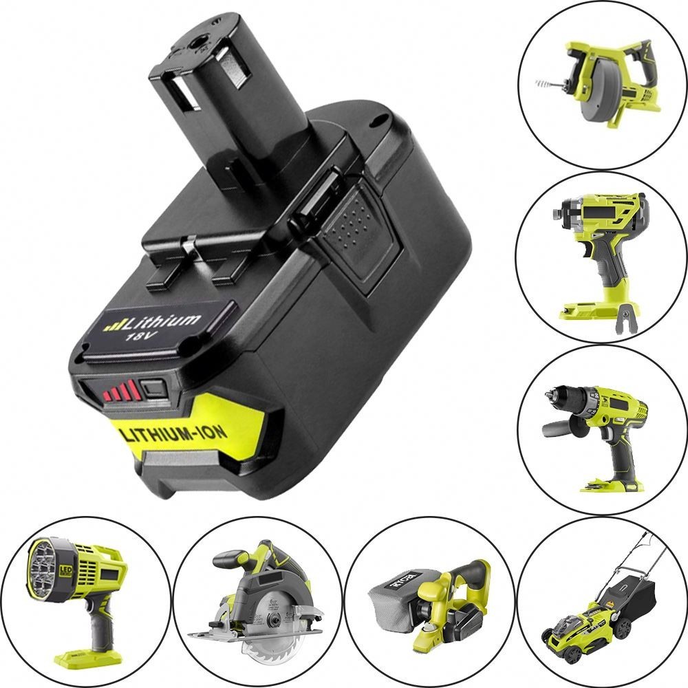 Replacement For Ryobis Lithium Ion Battery Pack For Combo Kit Cordless Drill 12V Battery For Ryobis Tools