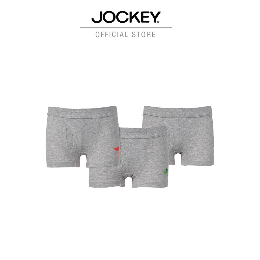 JOCKEY UNDERWEAR กางเกงในชาย JOCKEY KIDS รุ่น KU K3B002 TRUNKS Pack 3 ชิ้น